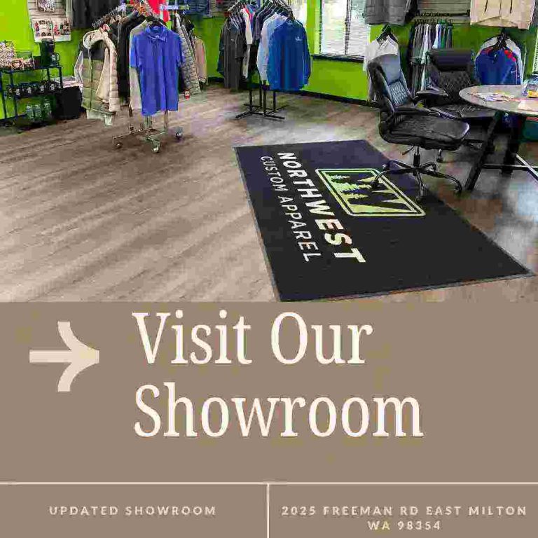 Northwest Custom Apparel Showroom visit